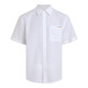 Calvin Klein Ανδρικό πουκάμισο Linen Cotton Short Sleeve Shirt